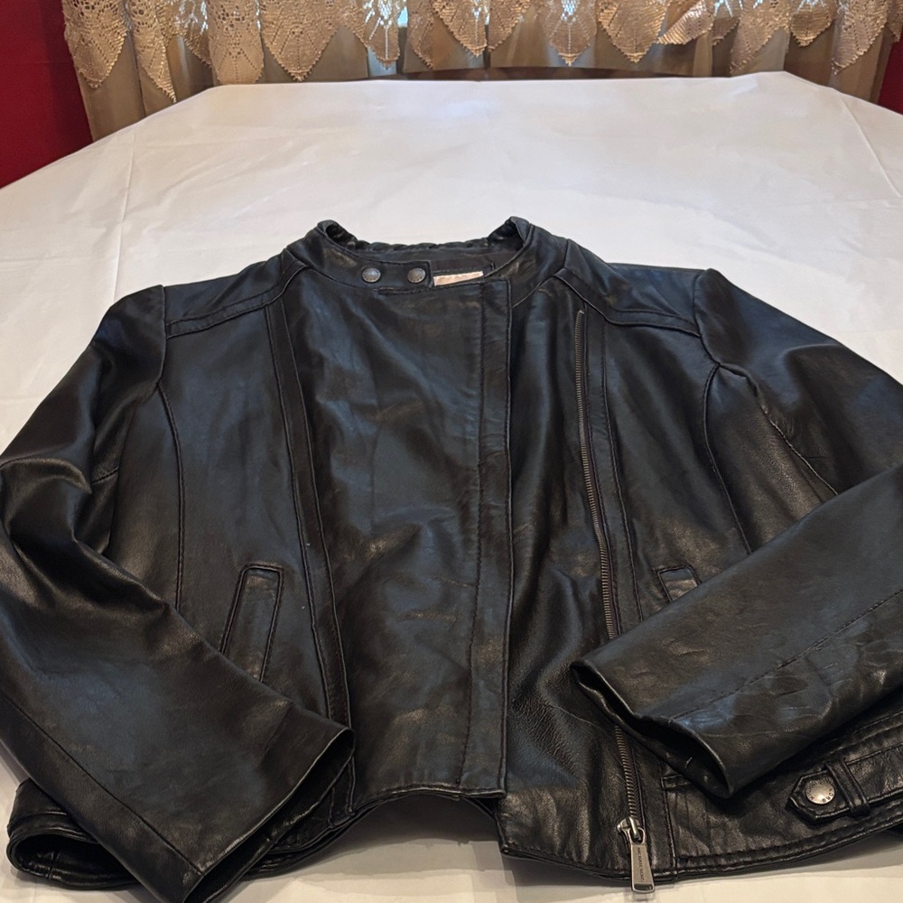 MICHAEL Michael Kors Black Leather Jacket